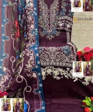 ALZOHAIB AZ 1274 ZAHRA VOL 3 COTTON SALWAR SUITS