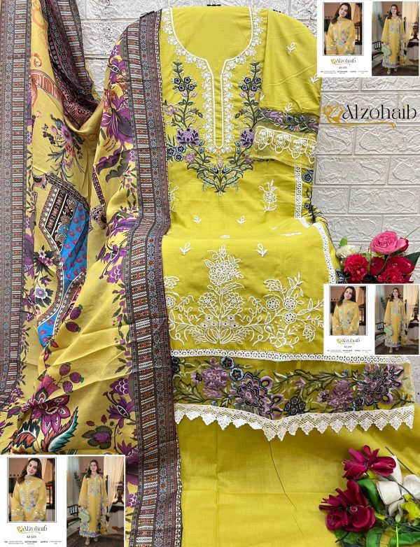 ALZOHAIB AZ 1275 ZAHRA VOL 3 COTTON SALWAR SUITS