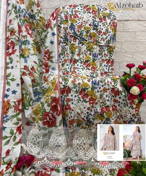 ALZOHAIB AZ 1288 COTTON PAKISTANI SALWAR KAMEEZ