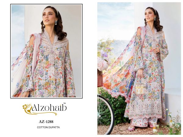 ALZOHAIB AZ 1288 COTTON PAKISTANI SALWAR KAMEEZ