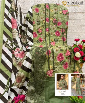 ALZOHAIB AZ 1289 COTTON PAKISTANI SALWAR KAMEEZ