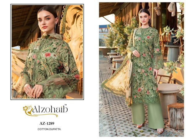 ALZOHAIB AZ 1289 COTTON PAKISTANI SALWAR KAMEEZ