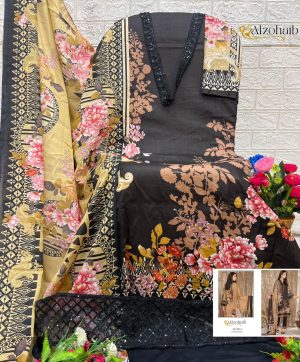 ALZOHAIB AZ 1315 A PRINTED COTTON PAKISTANI SUITS