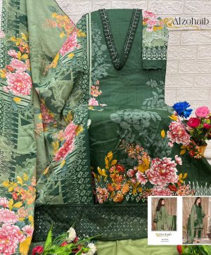 ALZOHAIB AZ 1315 B PRINTED COTTON PAKISTANI SUITS