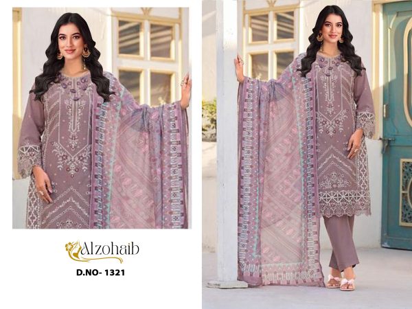 ALZOHAIB AZ 1321 YASMIN COTTON SALWAR KAMEEZ