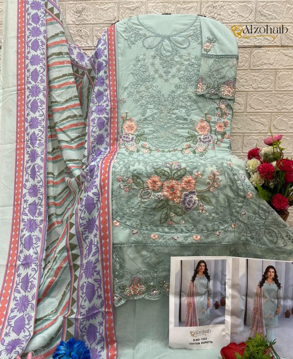 ALZOHAIB AZ 1322 YASMIN COTTON SALWAR KAMEEZ