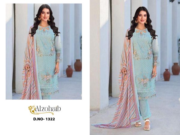 ALZOHAIB AZ 1322 YASMIN COTTON SALWAR KAMEEZ