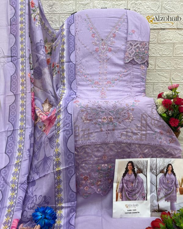 ALZOHAIB AZ 1323 YASMIN COTTON SALWAR KAMEEZ