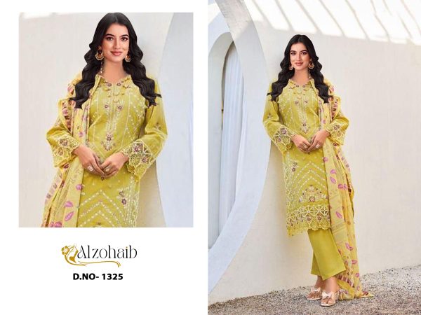 ALZOHAIB AZ 1325 YASMIN COTTON SALWAR KAMEEZ