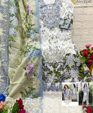 ALZOHAIB AZ 1330 EMBROIDERED COTTON SUITS
