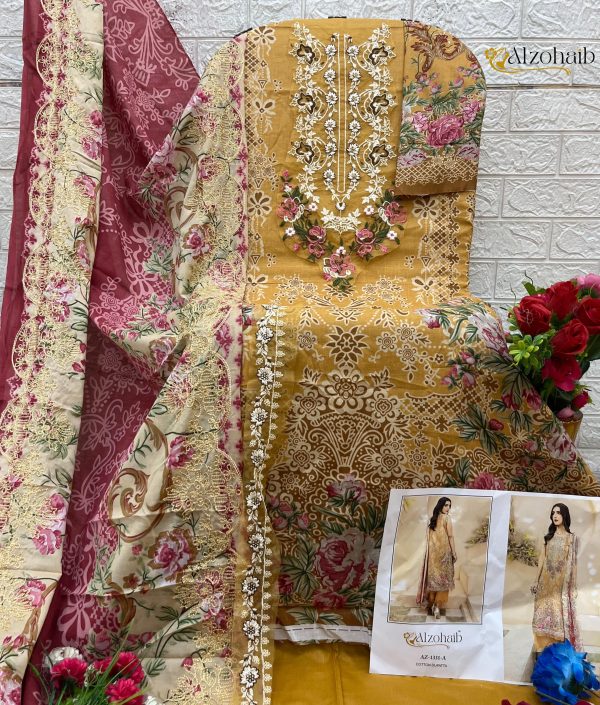 ALZOHAIB AZ 1331 A COTTON SALWAR KAMEEZ ONLINE