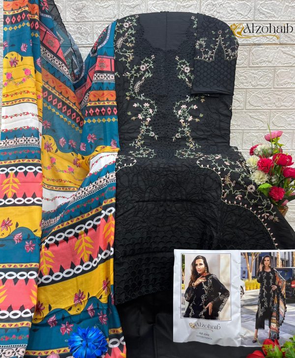 ALZOHAIB AZ 1332 COTTON SALWAR KAMEEZ