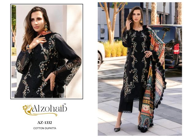 ALZOHAIB AZ 1332 COTTON SALWAR KAMEEZ