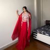 BE 338 A B C THREE PIECE INDO WESTERN READY TO WEAR