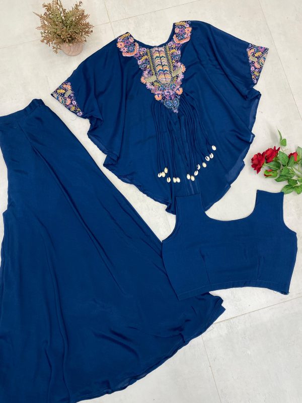 BE 349 C TRENDY THREE PIECE INDO WESTERN COLLETION