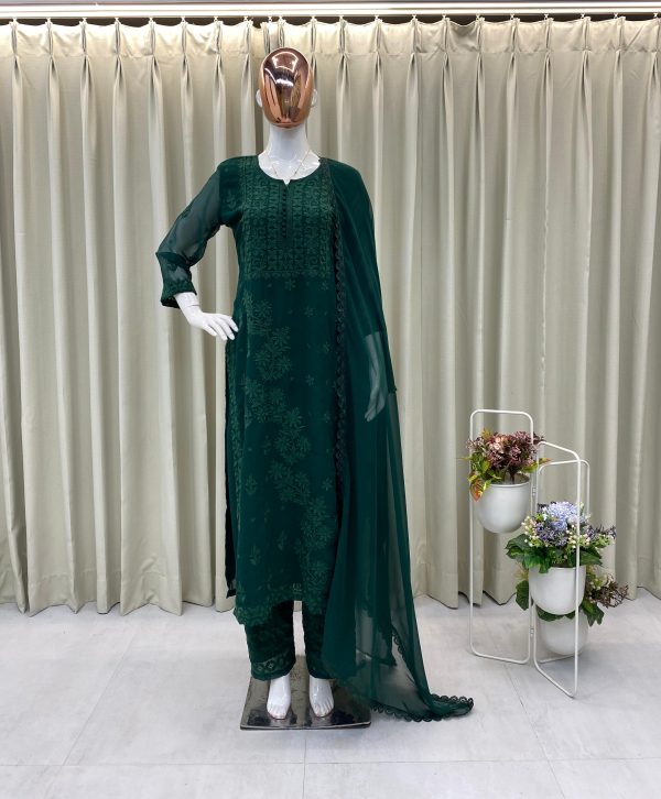 BE 354 C EXCLUSIVE GEORGETTE WITH EMBROIDERED SUITS