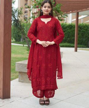 BE 370 DESIGNER WEAR EXCLUSIVE GEORGETTE SUITS