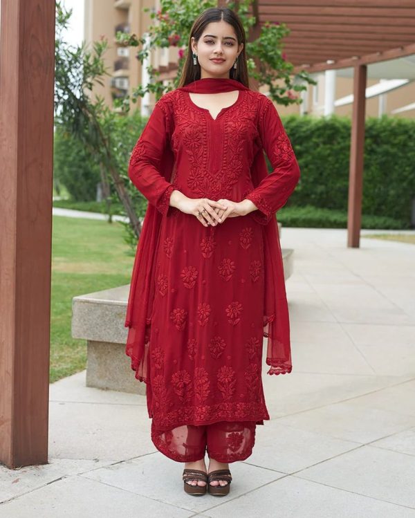 BE 370 DESIGNER WEAR EXCLUSIVE GEORGETTE SUITS