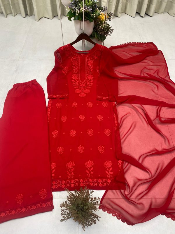 BE 370 DESIGNER WEAR EXCLUSIVE GEORGETTE SUITS