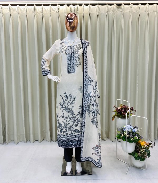 BE 375 DESIGNER WEAR PRINTED KURTA PANT SUIT