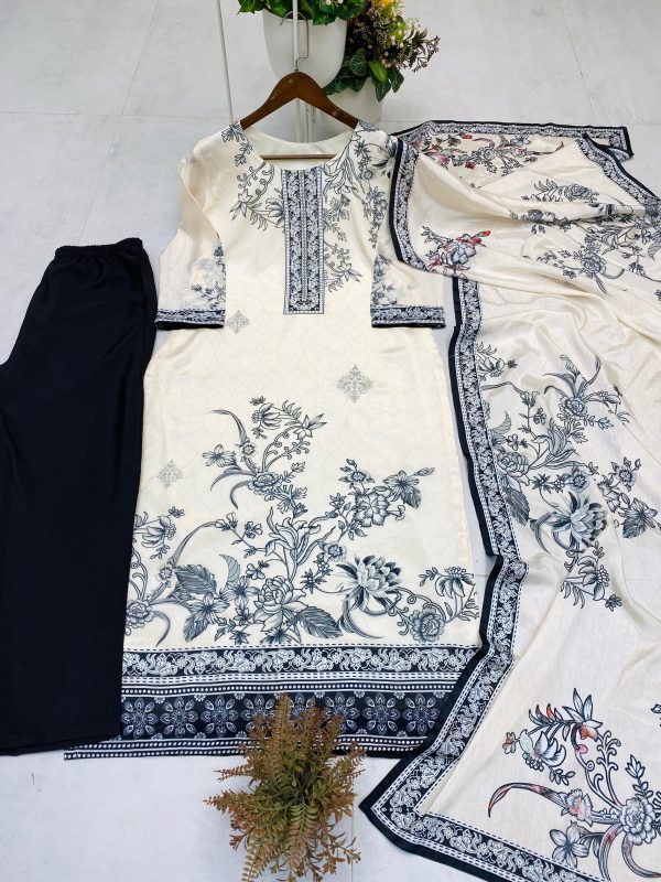 BE 375 DESIGNER WEAR PRINTED KURTA PANT SUIT