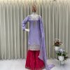 BE 380 DESIGNER AND ELEGANCE SHARARA SUITS