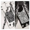 DESIGNER SUITS DS BLACK AND WHITE SUITS MATERIALS