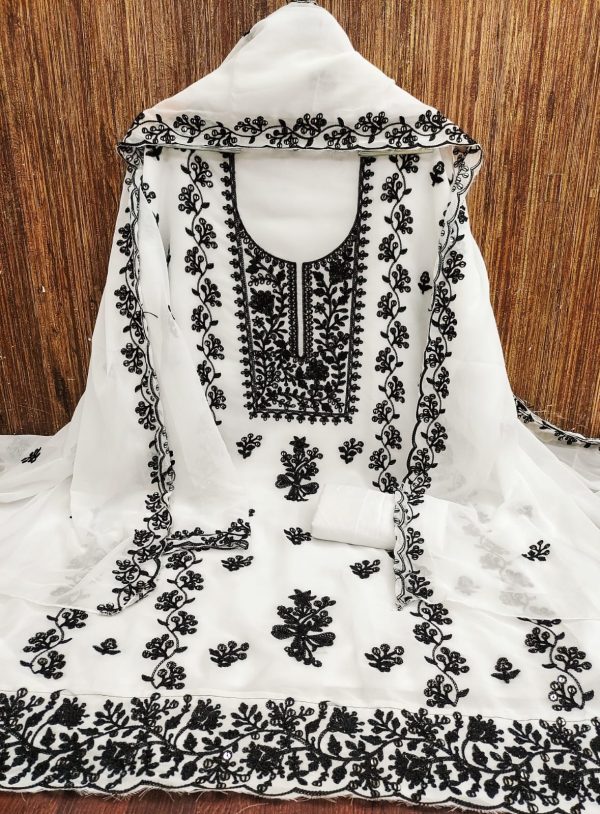 DESIGNER SUITS DS BLACK AND WHITE SUITS MATERIALS