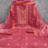 DESIGNER SUITS DS CHANDERI BOOTI PRINTED SUITS