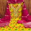 DESIGNER SUITS DS CHANDERI PRINTED SUITS IN SURAT