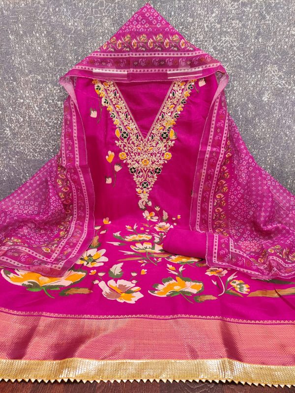 DESIGNER SUITS DS DIGITAL PRINTED SUITS MATERIALS