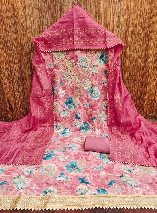 DESIGNER SUITS DS PV CHANDERI SALWAR SUITS