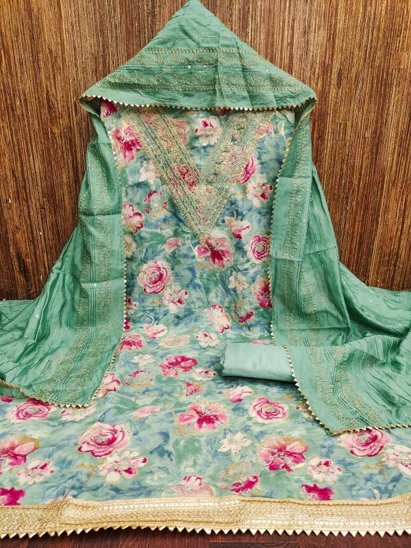 DESIGNER SUITS DS PV CHANDERI SALWAR SUITS