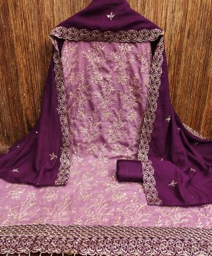 DESIGNER SUITS DS VICHITRA SILK SUITS MATERIALS