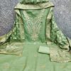 DESIGNER SUITS DS VICHITRA SILK WORK MATERIALS