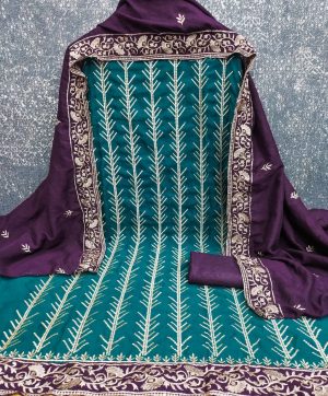 DESIGNER SUITS DS VICHITRA SILK WORK SUITS ONLINE