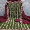 DESIGNER SUITS DS VICHITRA SILK WORK SUITS ONLINE