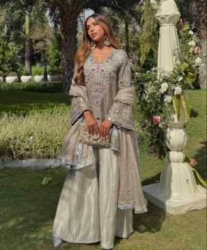 DHANI BOUTIQUE DB 003 A DESIGNER SHARARA SUITS