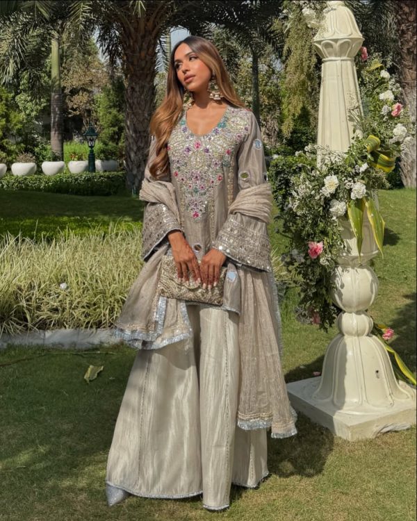 DHANI BOUTIQUE DB 003 A DESIGNER SHARARA SUITS