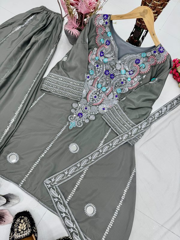 DHANI BOUTIQUE DB 003 A DESIGNER SHARARA SUITS