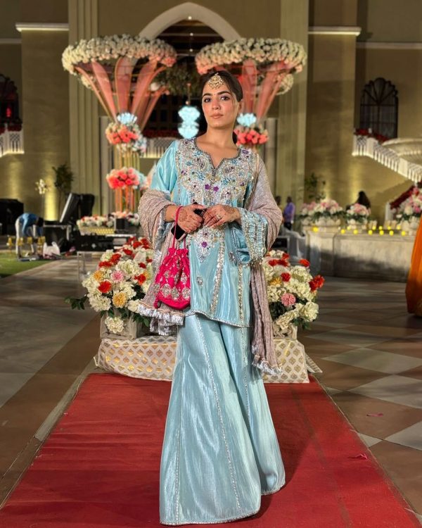DHANI BOUTIQUE DB 003 B DESIGNER SHARARA SUITS