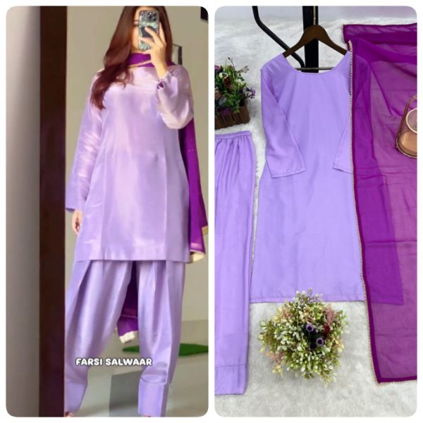 DHK 1351 TRENDING FARSHI SUITS WHOLESALE