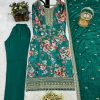 DHK 1353 B DESIGNER CHINON SILK SALWAR SUITS