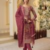 DHK 1353 D DESIGNER CHINON SILK SALWAR SUITS