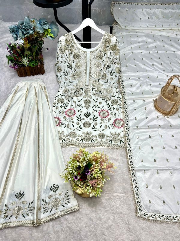 DHK 1354 B TRENDING PLAZZO SUITS MANUFACTURER