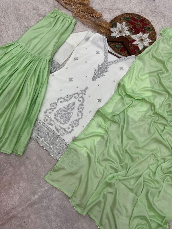 DHK 1355 DESIGNER SHARARA SUITS WHOLESALE