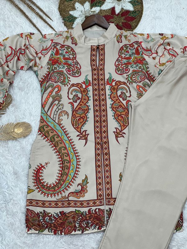 DHK 1356 PURE NATURAL CREAPE CORD SET WHOLESALE