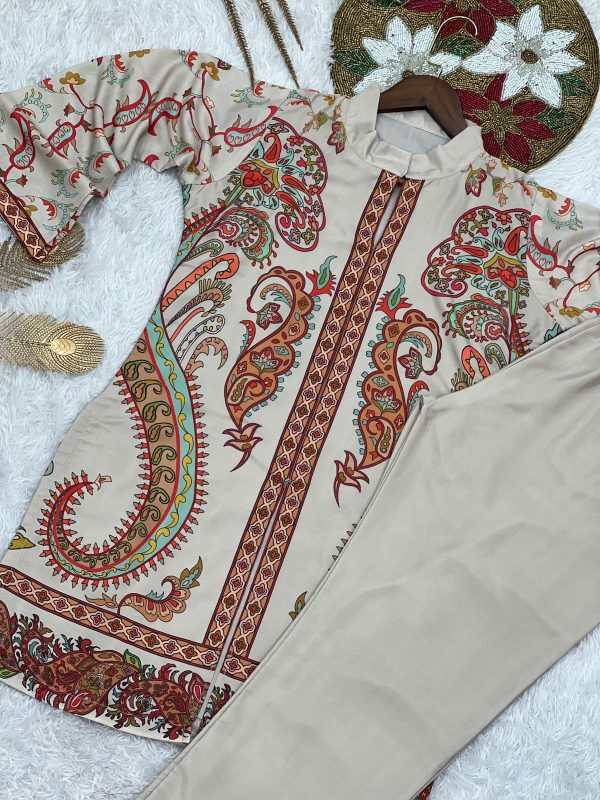DHK 1356 PURE NATURAL CREAPE CORD SET WHOLESALE