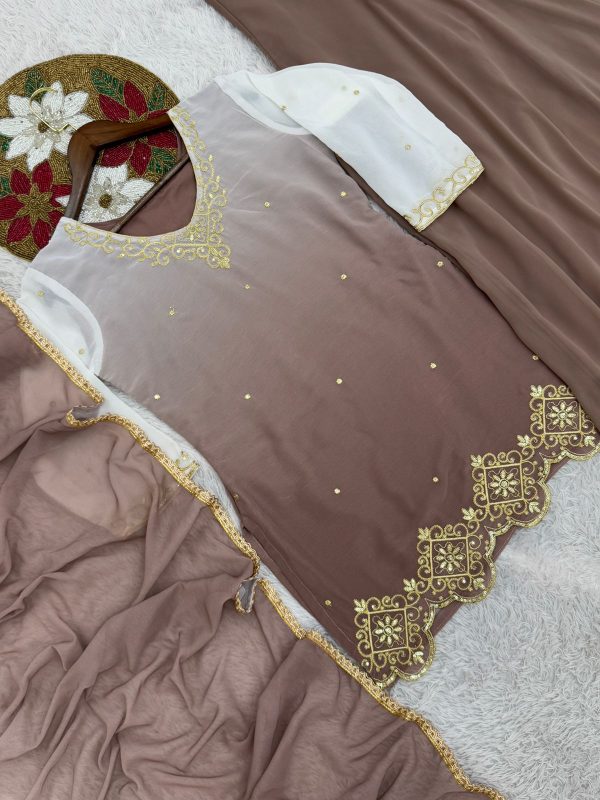 DHK 1361 A TRENDING PLAZZO SUITS WHOLESALE