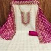 F 13 STUDIO CHANDERI SUITS MATERIALS IN SURAT